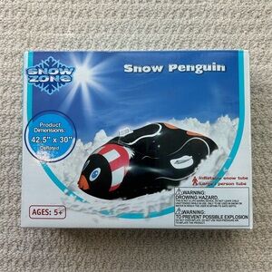 Snow Zone Snow Penguin Inflatable Snow Tube 42.5 X 30"